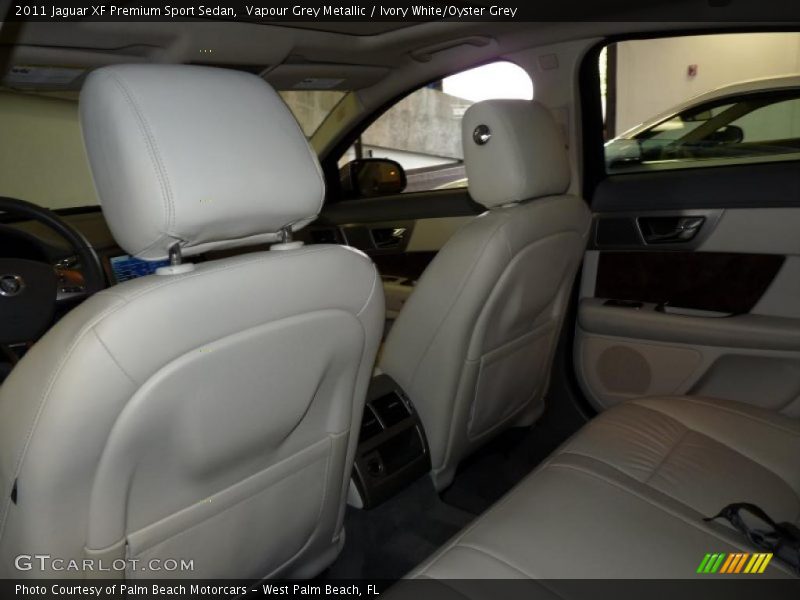 Vapour Grey Metallic / Ivory White/Oyster Grey 2011 Jaguar XF Premium Sport Sedan