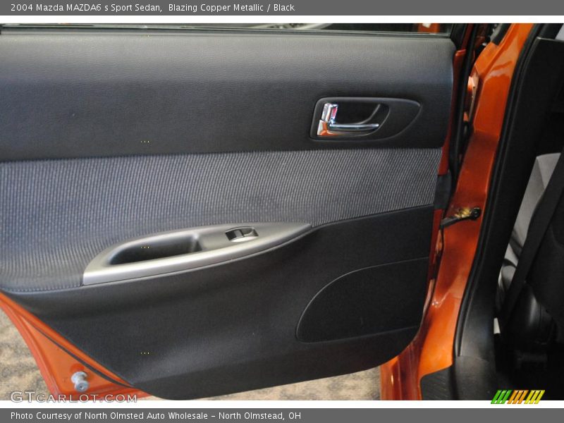 Blazing Copper Metallic / Black 2004 Mazda MAZDA6 s Sport Sedan