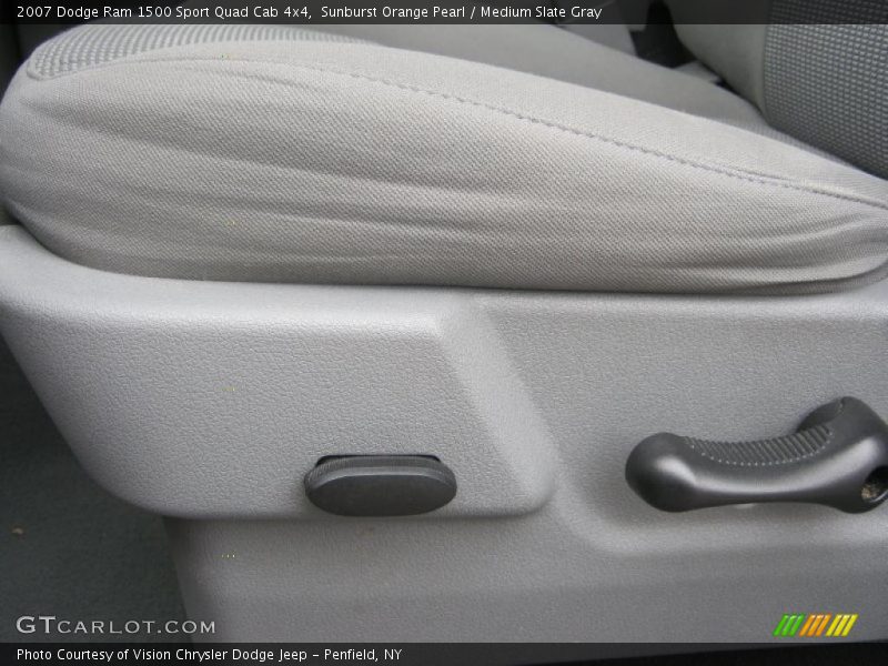 Sunburst Orange Pearl / Medium Slate Gray 2007 Dodge Ram 1500 Sport Quad Cab 4x4
