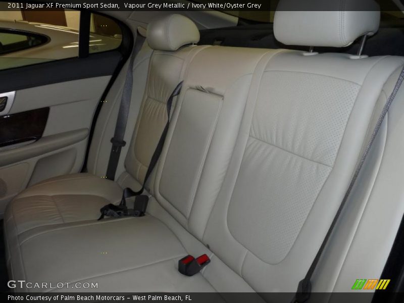  2011 XF Premium Sport Sedan Ivory White/Oyster Grey Interior