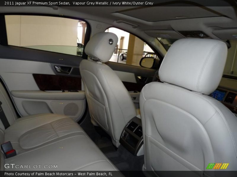 Vapour Grey Metallic / Ivory White/Oyster Grey 2011 Jaguar XF Premium Sport Sedan