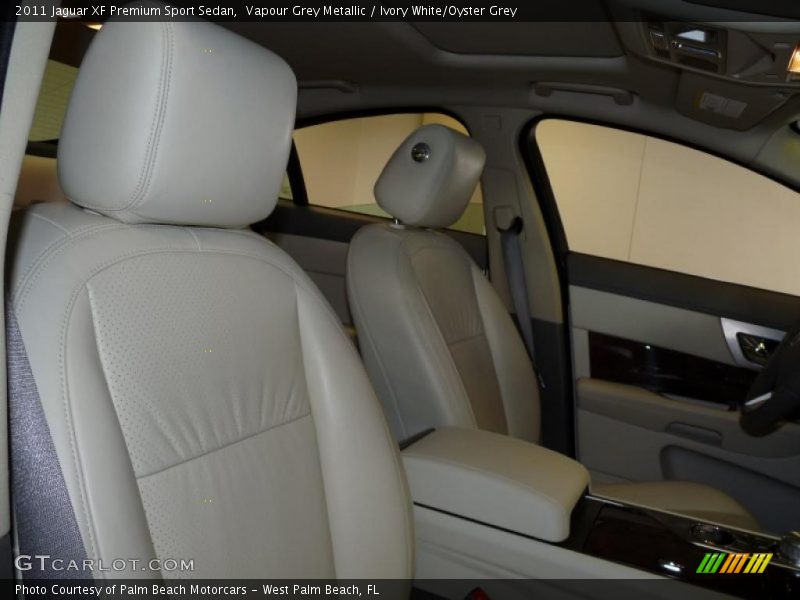 Vapour Grey Metallic / Ivory White/Oyster Grey 2011 Jaguar XF Premium Sport Sedan
