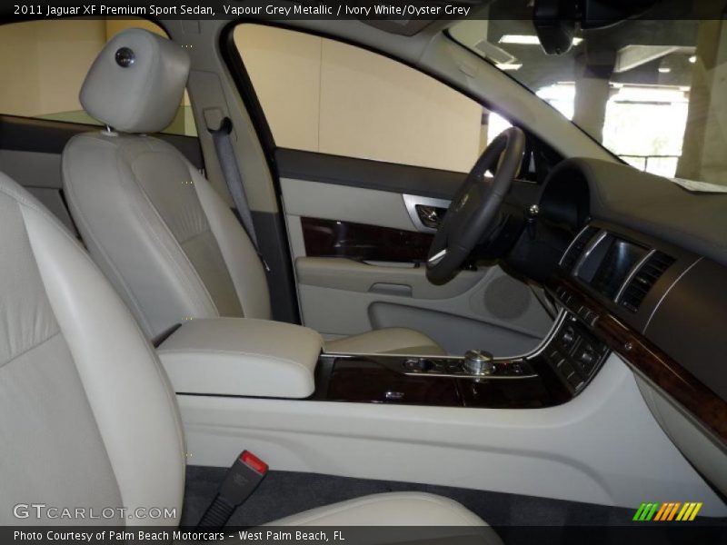 Vapour Grey Metallic / Ivory White/Oyster Grey 2011 Jaguar XF Premium Sport Sedan