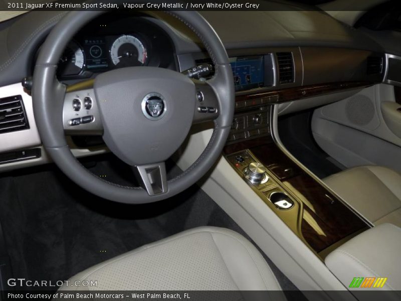Ivory White/Oyster Grey Interior - 2011 XF Premium Sport Sedan 