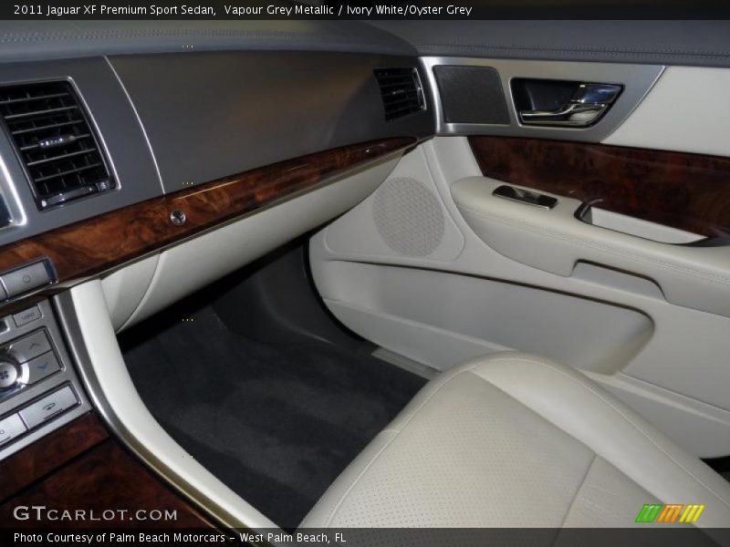 Vapour Grey Metallic / Ivory White/Oyster Grey 2011 Jaguar XF Premium Sport Sedan