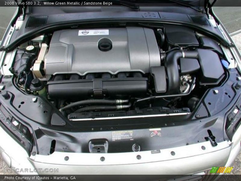 Willow Green Metallic / Sandstone Beige 2008 Volvo S80 3.2