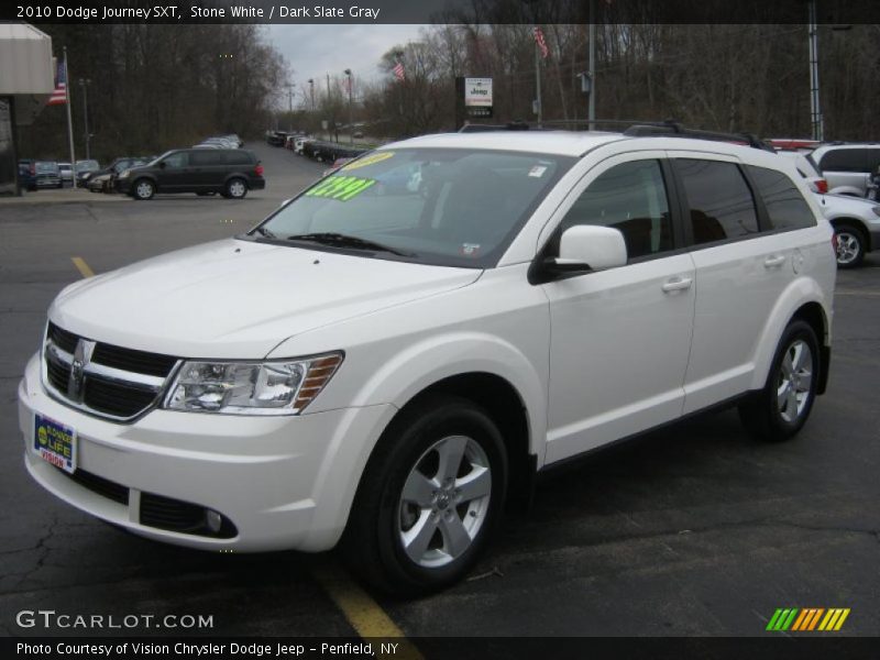 Stone White / Dark Slate Gray 2010 Dodge Journey SXT