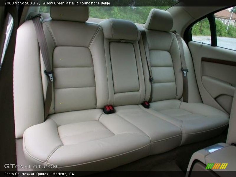 Willow Green Metallic / Sandstone Beige 2008 Volvo S80 3.2
