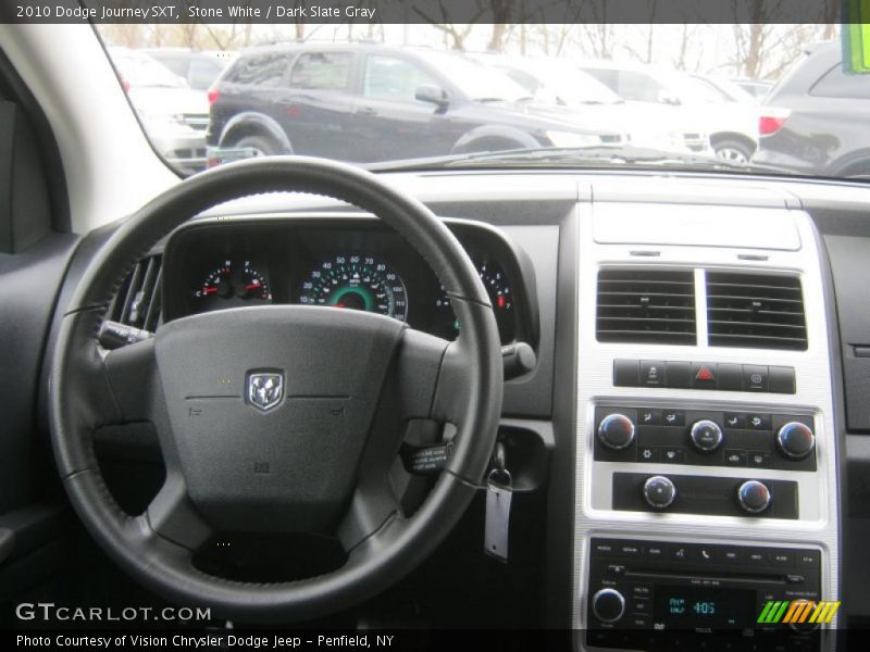 Stone White / Dark Slate Gray 2010 Dodge Journey SXT