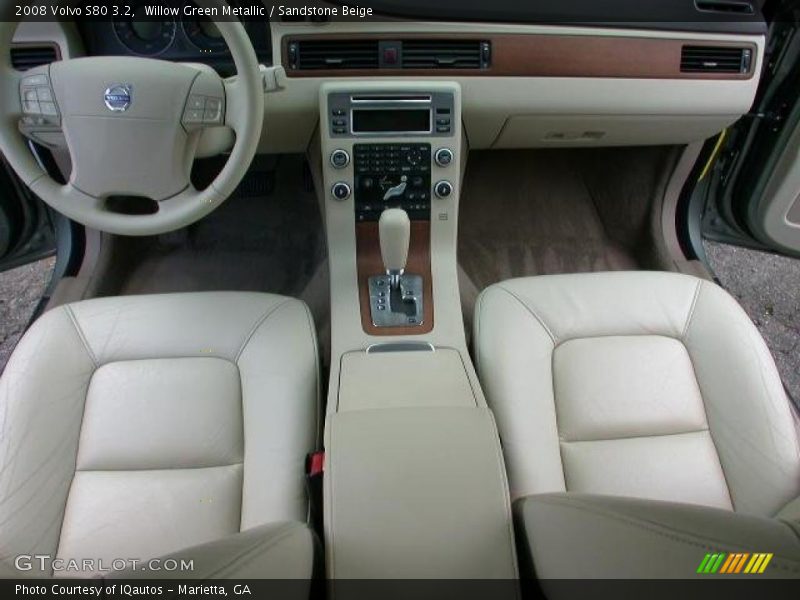 Willow Green Metallic / Sandstone Beige 2008 Volvo S80 3.2