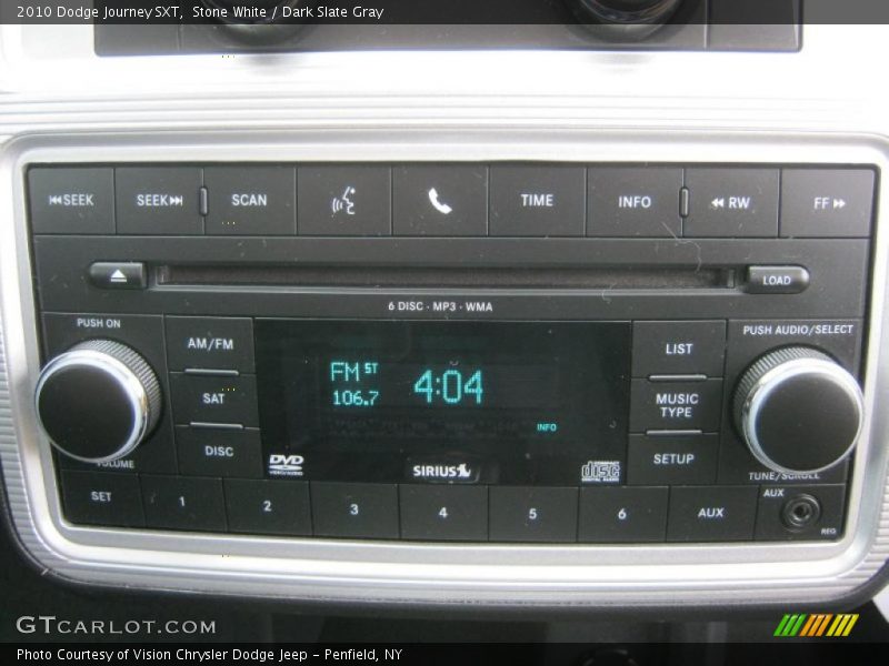 Stone White / Dark Slate Gray 2010 Dodge Journey SXT