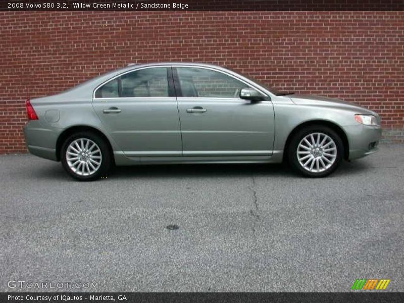 Willow Green Metallic / Sandstone Beige 2008 Volvo S80 3.2