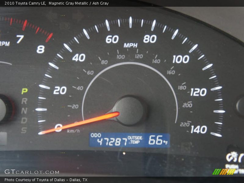 Magnetic Gray Metallic / Ash Gray 2010 Toyota Camry LE