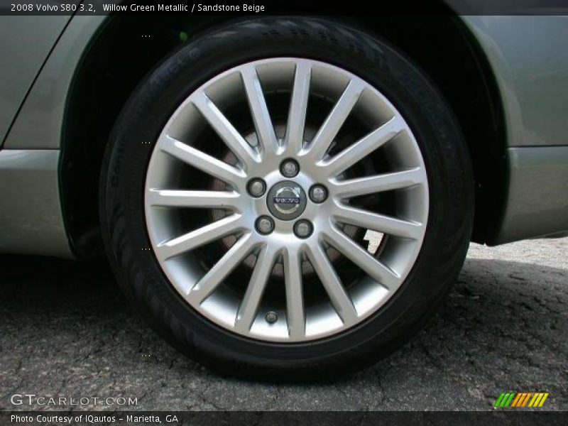 Willow Green Metallic / Sandstone Beige 2008 Volvo S80 3.2