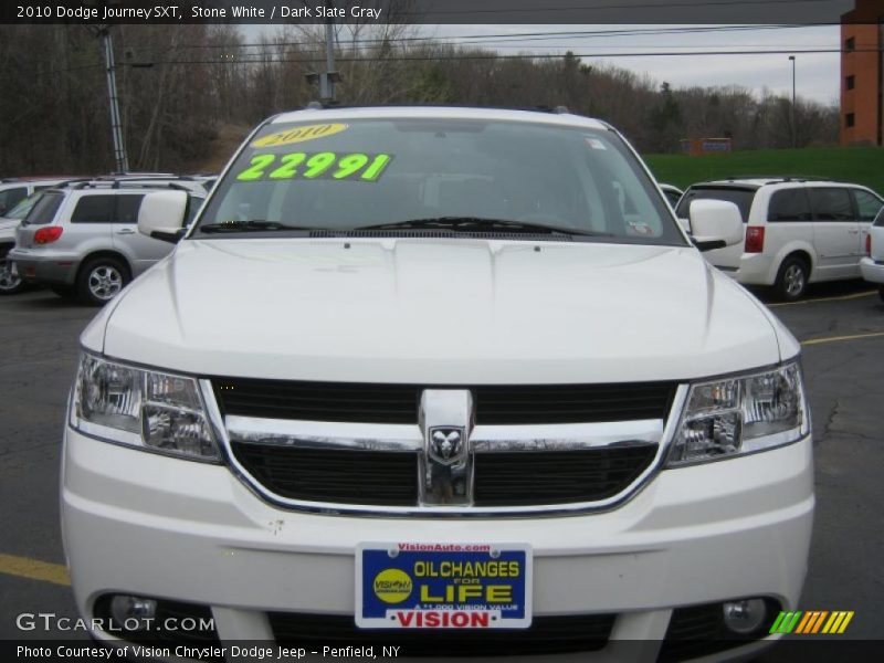 Stone White / Dark Slate Gray 2010 Dodge Journey SXT