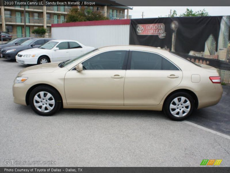 Sandy Beach Metallic / Bisque 2010 Toyota Camry LE