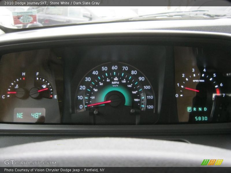 Stone White / Dark Slate Gray 2010 Dodge Journey SXT