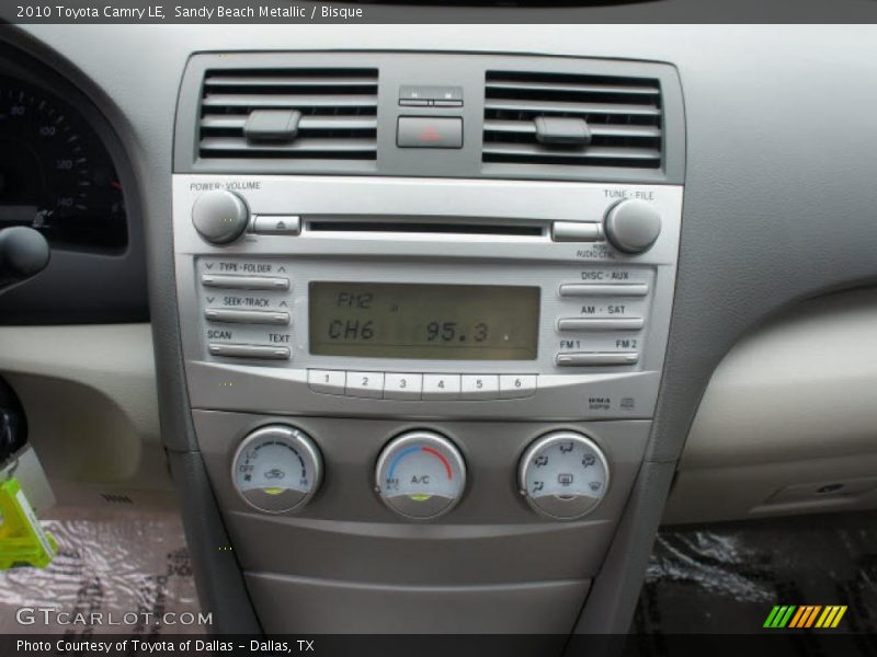 Sandy Beach Metallic / Bisque 2010 Toyota Camry LE