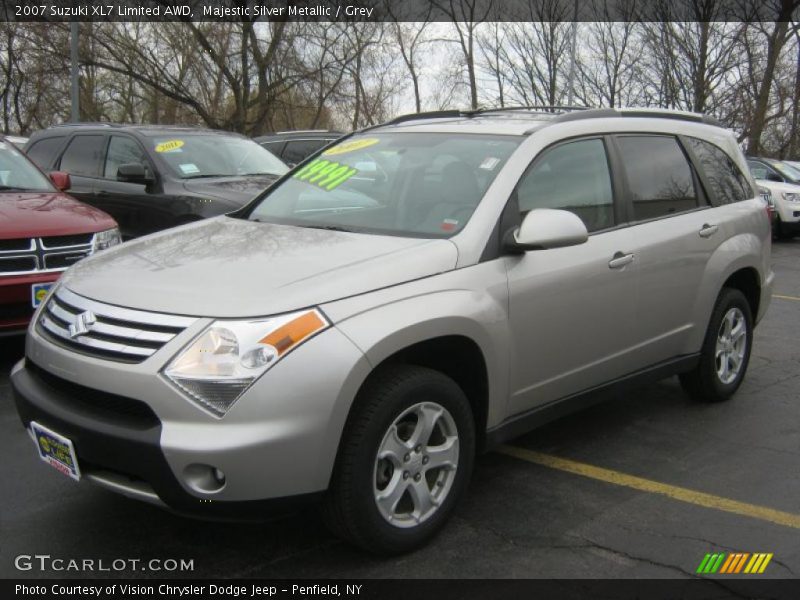 Majestic Silver Metallic / Grey 2007 Suzuki XL7 Limited AWD