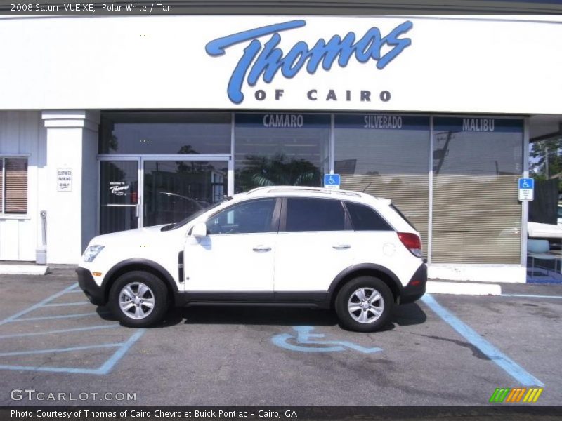 Polar White / Tan 2008 Saturn VUE XE