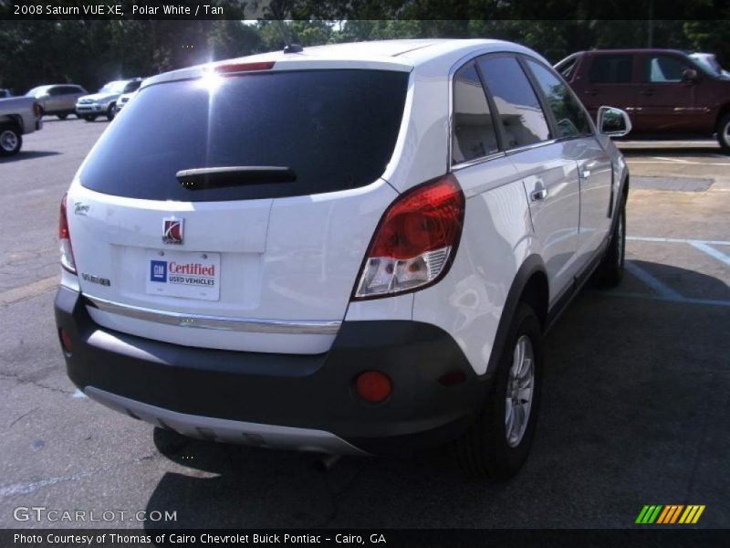 Polar White / Tan 2008 Saturn VUE XE