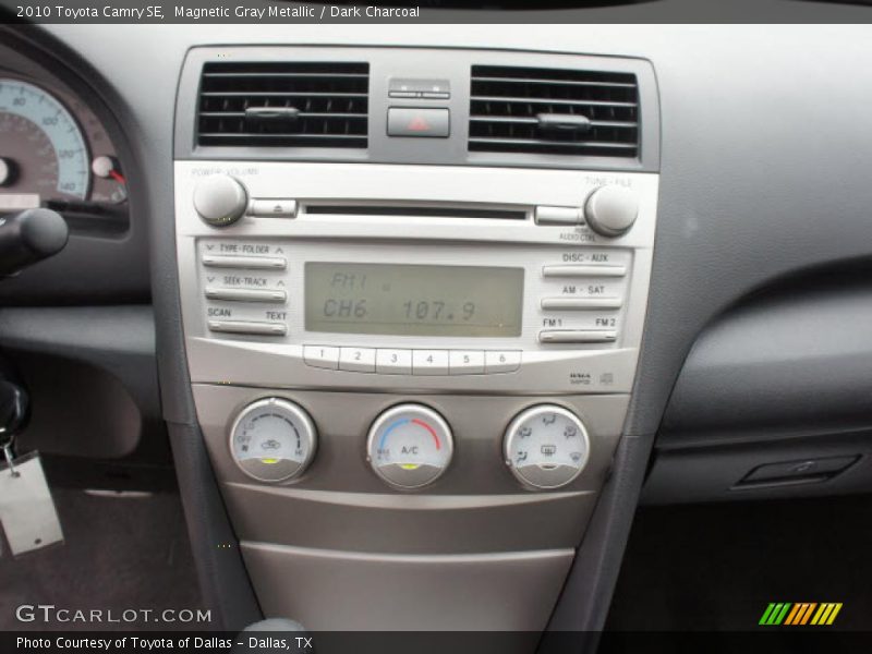 Magnetic Gray Metallic / Dark Charcoal 2010 Toyota Camry SE