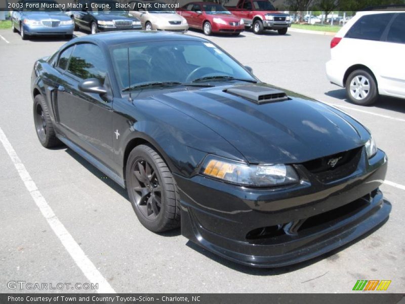 Black / Dark Charcoal 2003 Ford Mustang Mach 1 Coupe