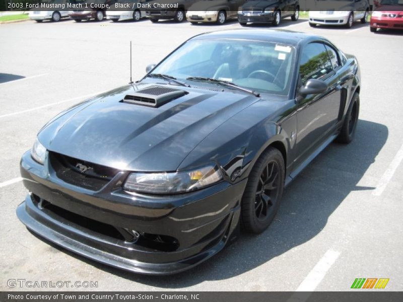 Black / Dark Charcoal 2003 Ford Mustang Mach 1 Coupe