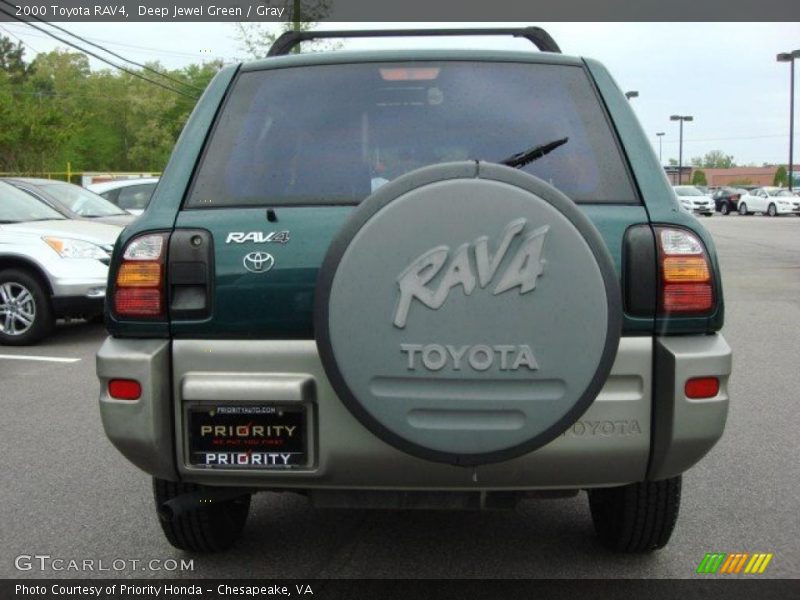 Deep Jewel Green / Gray 2000 Toyota RAV4