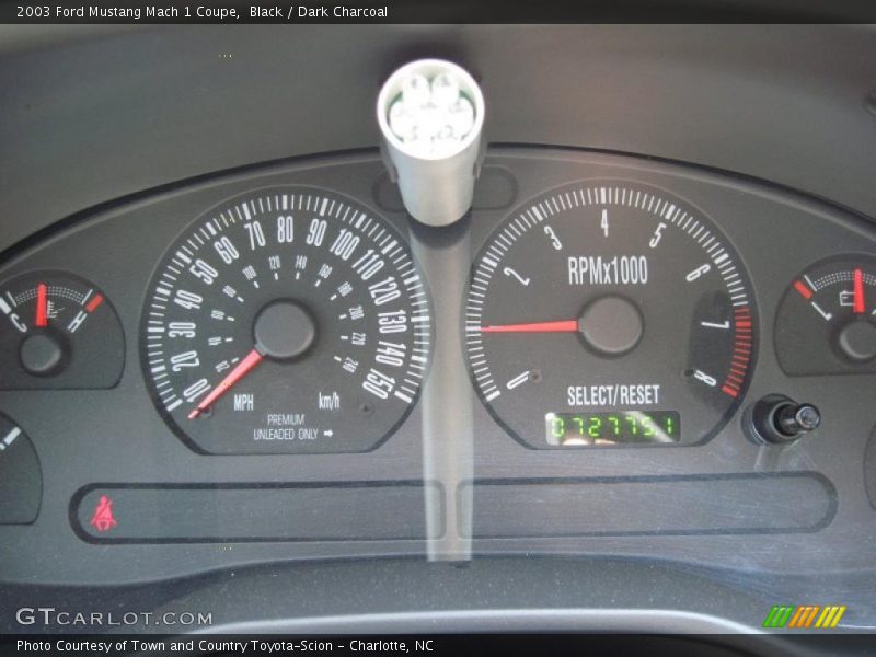 Black / Dark Charcoal 2003 Ford Mustang Mach 1 Coupe