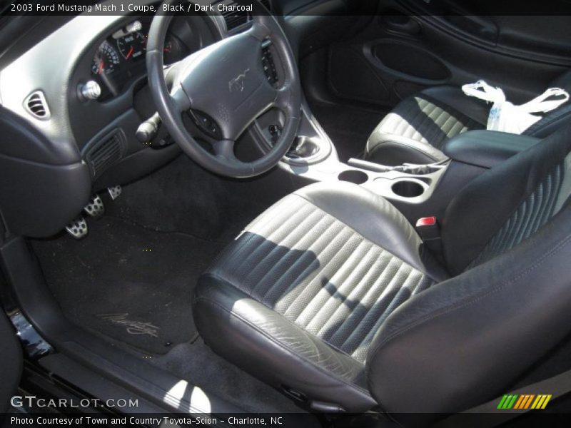 Black / Dark Charcoal 2003 Ford Mustang Mach 1 Coupe