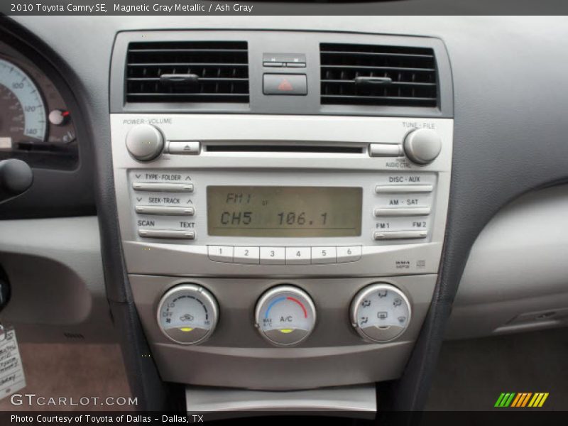 Magnetic Gray Metallic / Ash Gray 2010 Toyota Camry SE