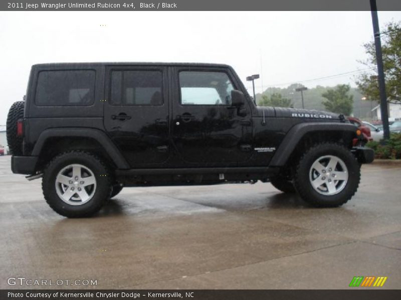 Black / Black 2011 Jeep Wrangler Unlimited Rubicon 4x4