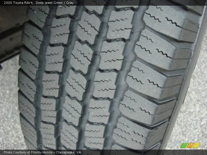 Deep Jewel Green / Gray 2000 Toyota RAV4