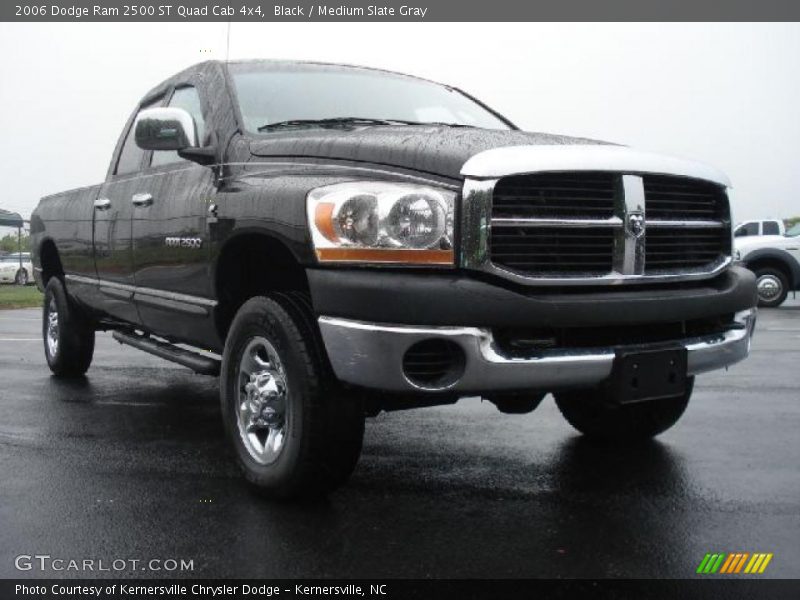 Black / Medium Slate Gray 2006 Dodge Ram 2500 ST Quad Cab 4x4