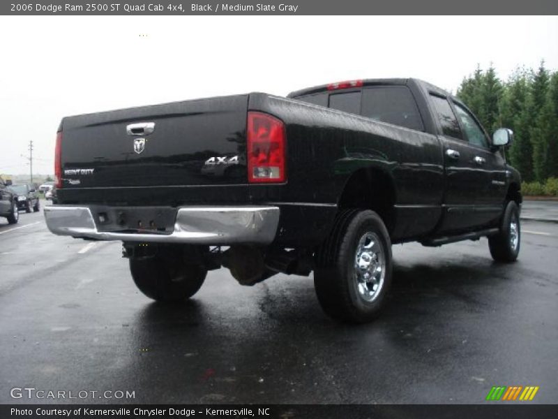 Black / Medium Slate Gray 2006 Dodge Ram 2500 ST Quad Cab 4x4