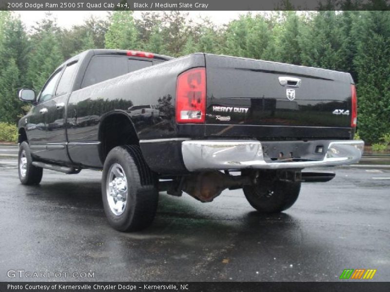 Black / Medium Slate Gray 2006 Dodge Ram 2500 ST Quad Cab 4x4
