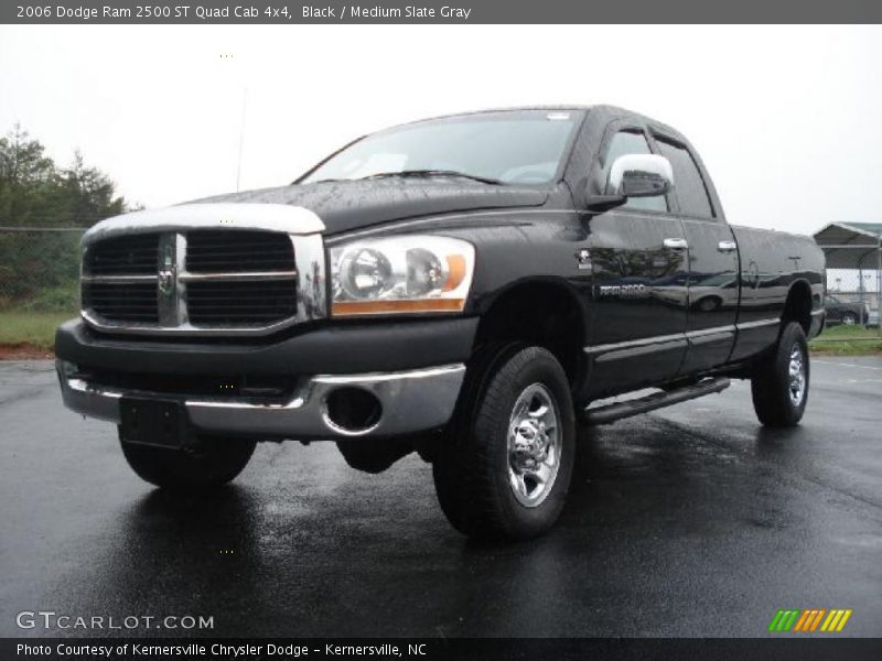 Black / Medium Slate Gray 2006 Dodge Ram 2500 ST Quad Cab 4x4