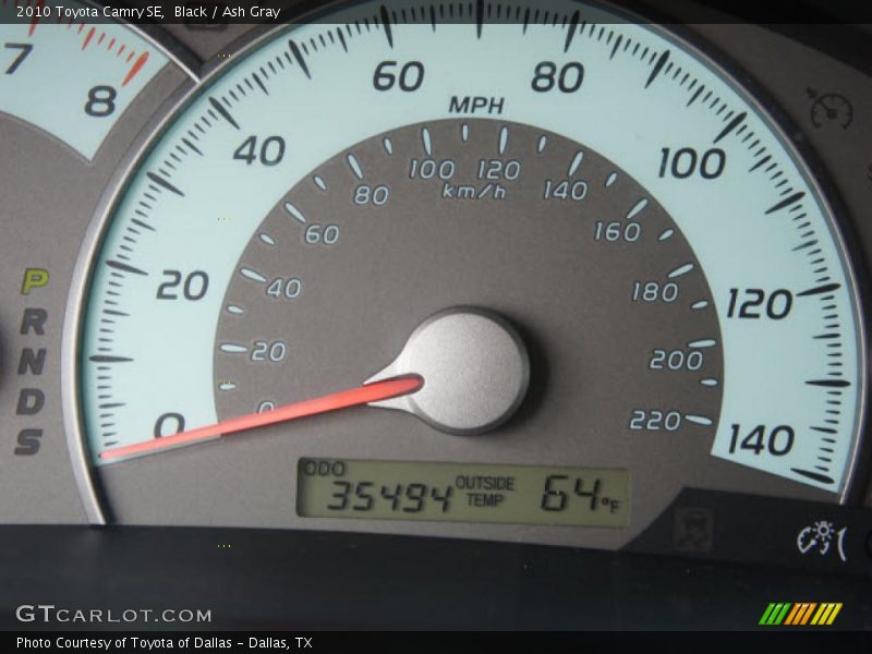 Black / Ash Gray 2010 Toyota Camry SE