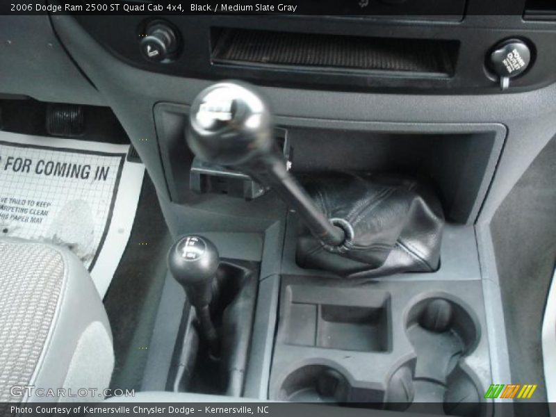 Black / Medium Slate Gray 2006 Dodge Ram 2500 ST Quad Cab 4x4
