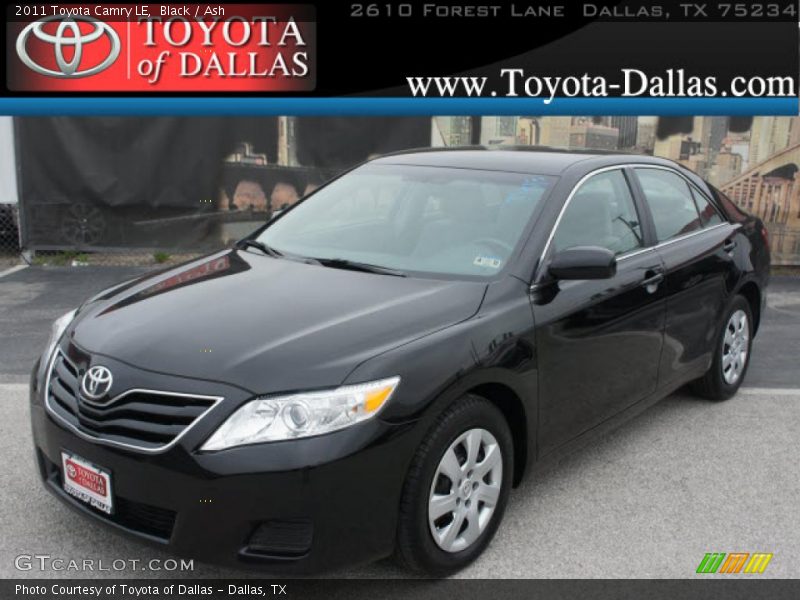 Black / Ash 2011 Toyota Camry LE