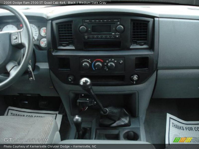 Black / Medium Slate Gray 2006 Dodge Ram 2500 ST Quad Cab 4x4