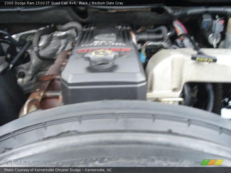 Black / Medium Slate Gray 2006 Dodge Ram 2500 ST Quad Cab 4x4