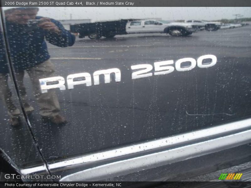 Black / Medium Slate Gray 2006 Dodge Ram 2500 ST Quad Cab 4x4