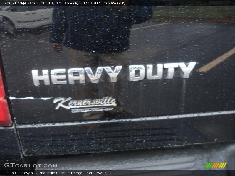 Black / Medium Slate Gray 2006 Dodge Ram 2500 ST Quad Cab 4x4