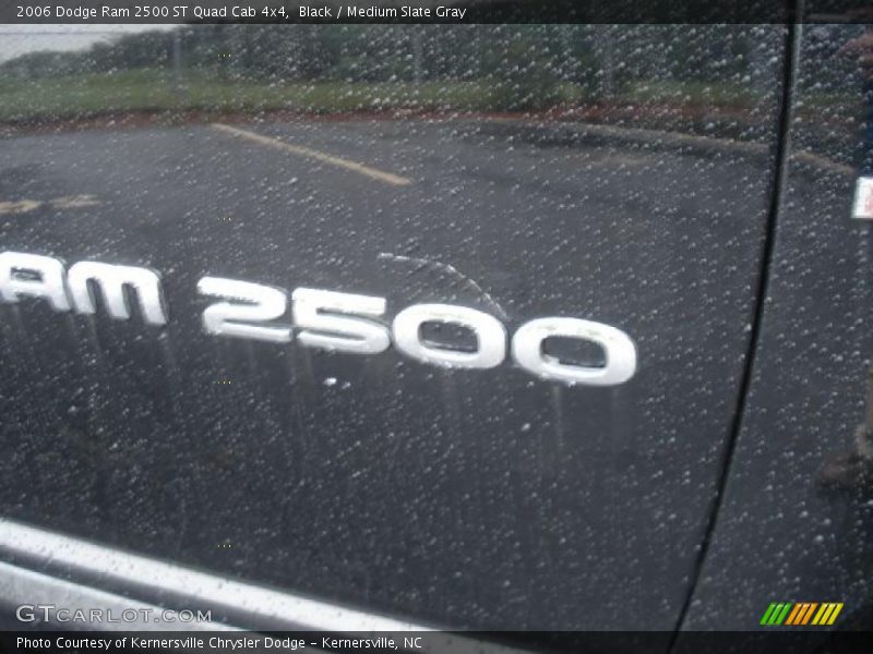 Black / Medium Slate Gray 2006 Dodge Ram 2500 ST Quad Cab 4x4