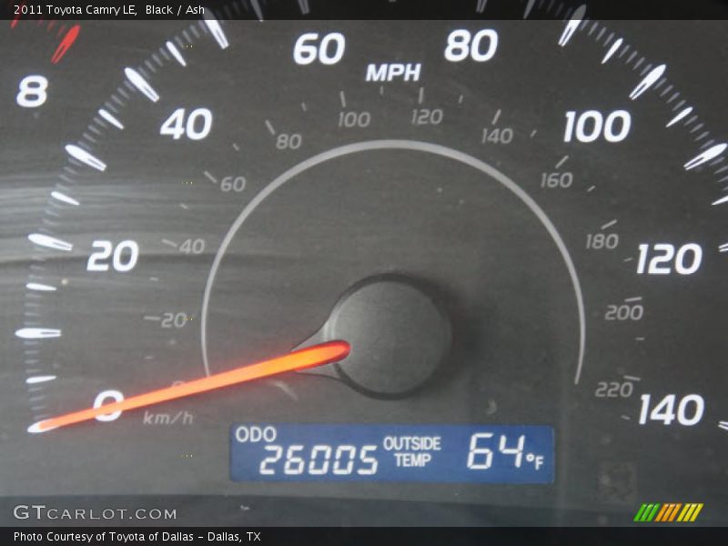 Black / Ash 2011 Toyota Camry LE