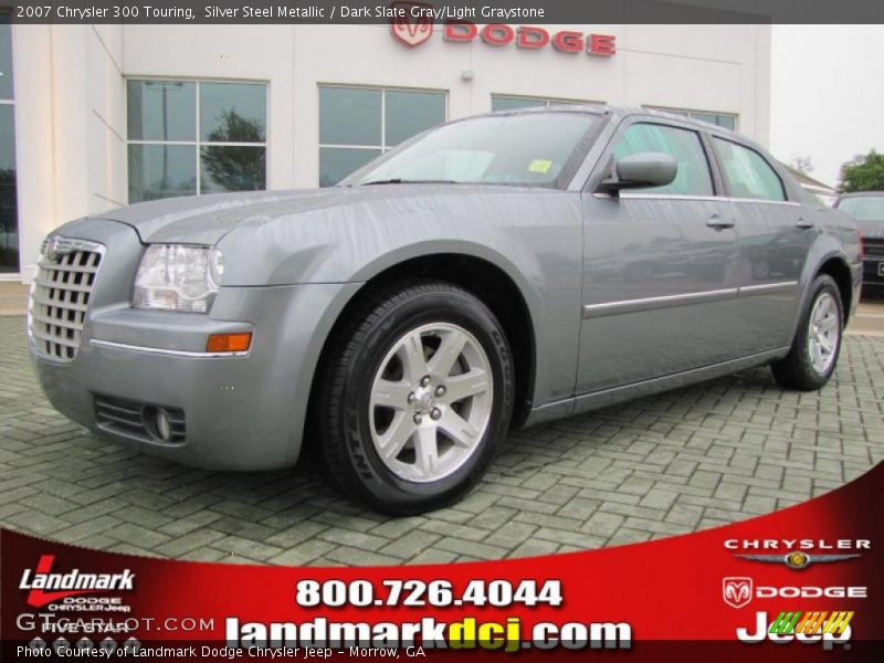 Silver Steel Metallic / Dark Slate Gray/Light Graystone 2007 Chrysler 300 Touring