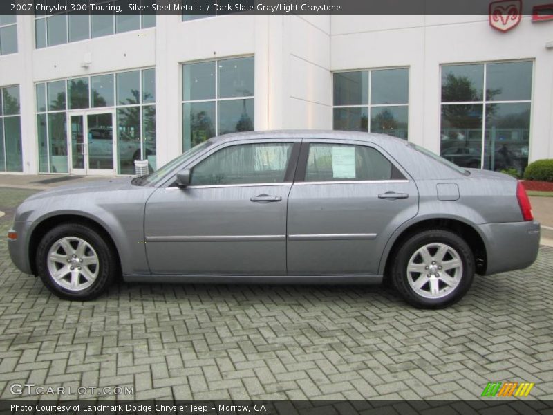 Silver Steel Metallic / Dark Slate Gray/Light Graystone 2007 Chrysler 300 Touring