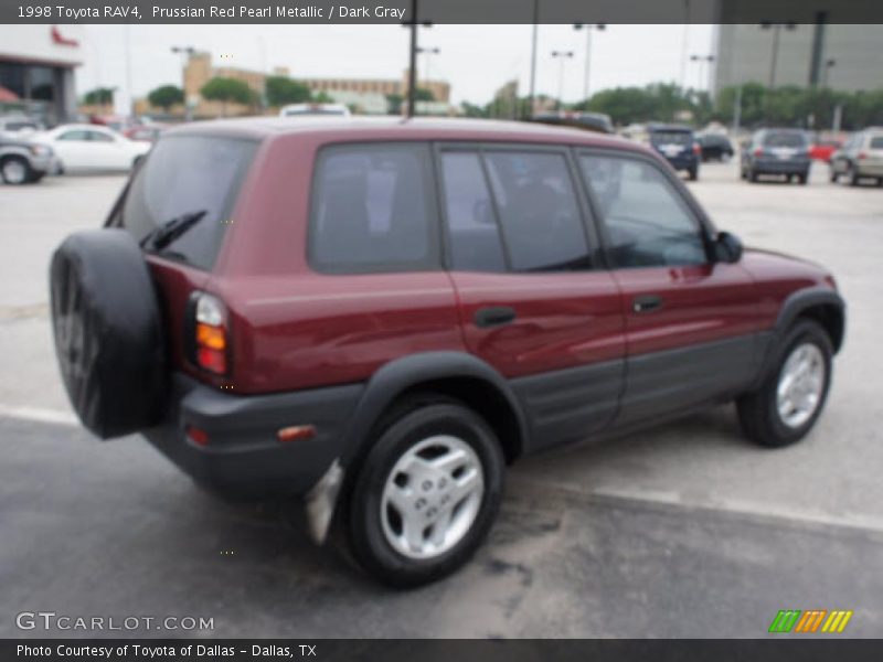 Prussian Red Pearl Metallic / Dark Gray 1998 Toyota RAV4